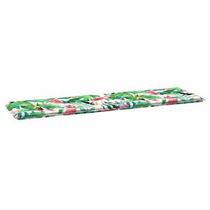 vidaXL Bankkussen Bloemen Multikleur 150 x 50 x 3 cm Oxford Stof