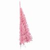 vidaXL Kunstmatig Voorverlicht Kerstboom met 150 LED Roze 120 cm PVC