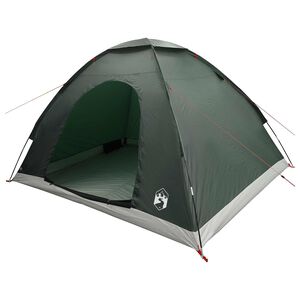 vidaXL Kamperen tent met dak Legergroen 275 x 215 x 125 cm