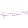 vidaXL Tuinbankkussens 2 st 180x50x7 cm oxford stof groen