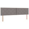 vidaXL Boxspringbed met matras met hoofdeinde Taupe 180 x 200 cm Stof