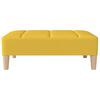 vidaXL Voetenbank 78x56x32 cm stof geel