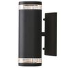 KONSTSMIDE Wandlamp Modena dubbel matzwart