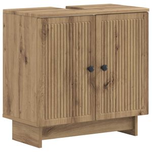 vidaXL Badkamer wastafelkast EDE Artisanaal eiken 59,5 x 31,5 x 59 cm