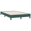 vidaXL Bedframe zonder matras 120x220 cm fluweel donkergroen