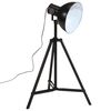 vidaXL Vloerlamp 25 W E27 61x61x90/150 cm zwart
