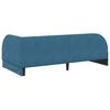 vidaXL Hoekbedframe met hoofdeinde Blauw 100 cm x 200 cm Fluweel