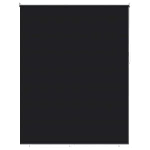 vidaXL Buitenrolgordijn UV-bescherming Zwart 100 x 230 cm (B x H)
