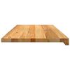 vidaXL Vensterbanken 2 st 90x40x2 cm massief eikenhout lichtbruin