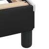 vidaXL Bedframe "Dover" kunstleer zwart en wit 140x200 cm