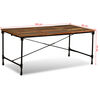 vidaXL Eettafel 180 cm massief gerecycled hout