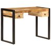 vidaXL Bureau met 2 lades 110x50x77 cm massief mangohout