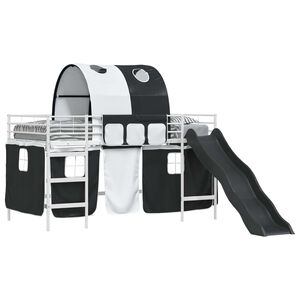 vidaXL Wit en zwart 79,5 x 200 cm