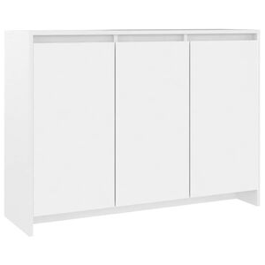 vidaXL Dressoir 102x33x75 cm bewerkt hout wit