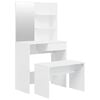 vidaXL Kaptafelset 74,5x40x141 cm hoogglans wit