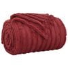 vidaXL Gooi Deken Bordeaux Rood 270 x 240 cm 1.66 kg Fleece