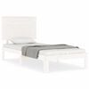 vidaXL Bedframe zonder matras massief grenenhout wit 140x200 cm