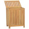 vidaXL Wasmand 50x35x60 cm massief teakhout