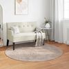 vidaXL Vloerkleden Rond Beige &Oslash; 200 CM