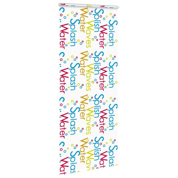 vidaXL Doucherolgordijn met cassette 100x240 cm stofbreedte 96 cm