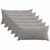vidaXL Kussensloop 6 pcs HEERLEN Lichtgrijs 40 x 80 cm corduroy
