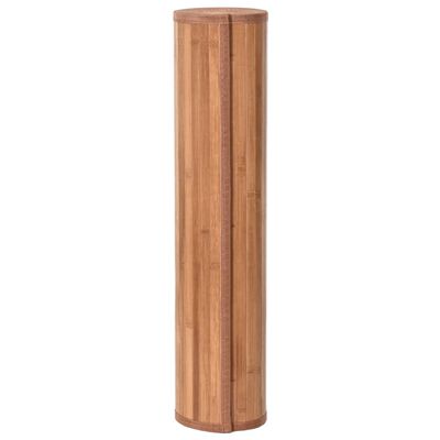 vidaXL Vloerkleed rechthoekig 80x1000 cm bamboe naturel