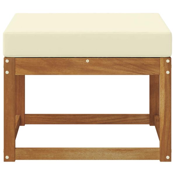 vidaXL Buiten Voetenbank Massief Acaciahout Naturel