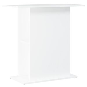 vidaXL Aquariumstandaard Wit 75x36x72,5 cm Bewerkt Hout