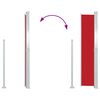 vidaXL Windscherm uittrekbaar 160x500 cm rood