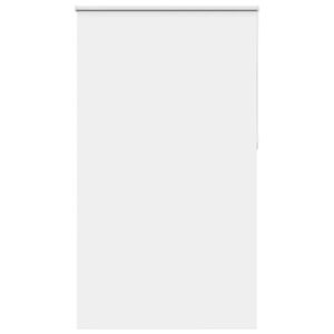 vidaXL Rolgordijn verduisterend 125x230 cm stofbreedte 121,6 cm wit