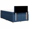 vidaXL Boxspring met matras stof blauw 120x190 cm