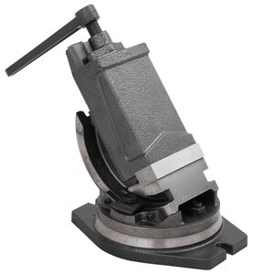 vidaXL Bankschroef met 2 assen kantelbaar 100 mm