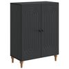 vidaXL Dressoir Zwart 66 x 34,5 x 90 cm Bewerkt hout