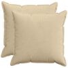vidaXL Kussensloop 2 st HOUTEN Grijs groen 55 x 55 cm corduroy