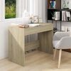 vidaXL Bureau 101x50x76,5 cm bewerkt hout sonoma eikenkleurig