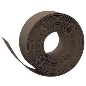 vidaXL Tuinkanten 25 m 20 cm PE Bruin