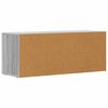 vidaXL TV-kast Grijs Sonoma 100 x 35 x 40 cm Bewerkt hout
