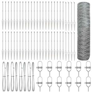 vidaXL Gecombineerd draadhek met spikes 100 x 0,6 m (B x H)