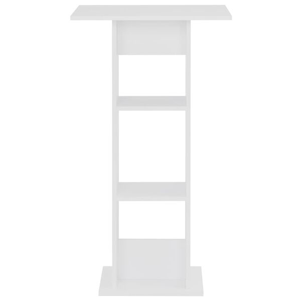 vidaXL Bartafel 60x60x110 cm wit