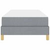 vidaXL Boxspringbed met matras Lichtgrijs 90 x 190 cm Stof