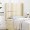 vidaXL Hoofdbord oor Cr&egrave;me 80 x 16 x 4 cm PVC