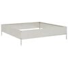 vidaXL Plantenbak verhoogd 100x100x26 cm roestvrijstaal