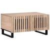 vidaXL Salontafel 80x51x40 cm massief mangohout wit