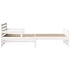 vidaXL Bedframe met hoofdeinde Wit 80 x 200 cm Bewerkt hout