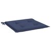 vidaXL Palletkussens 4 st 50x50x4 cm oxford stof marineblauw