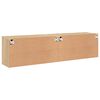 vidaXL Tv-meubels 2 st wandgemonteerd 80x30x41 cm sonoma eikenkleurig