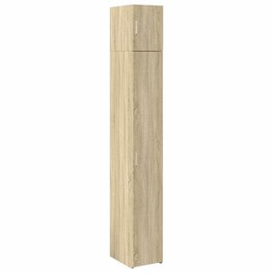 vidaXL Opbergkast smal 30x42,5x225 cm bewerkt hout sonoma eikenkleurig