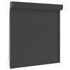 vidaXL Roljaloezie Antraciet 140 x 150 cm Aluminium en Polyurethaan