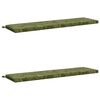 vidaXL Bank Kussens SOEST 2 st 100% Polyester Bladontwerp