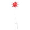 vidaXL Kerstlampen met grondpin en LED's 3 st 35 cm rood